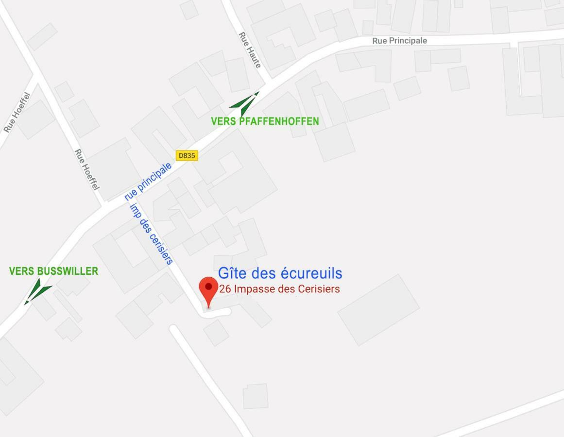 Le Gite Des Ecureuils Schalkendorf Exterior photo